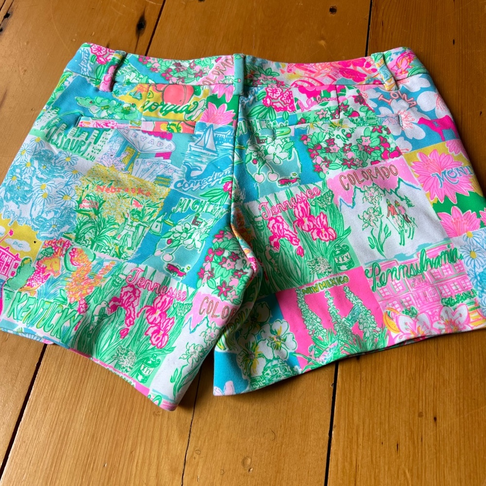 New with tag Lilly Pulitzer shorts Multi Pop Up Lilly State Of Mind